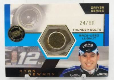 2003 Press Pass Optima RYAN NEWMAN Thunder Bolts Race Used Lugnut /60 NASCAR