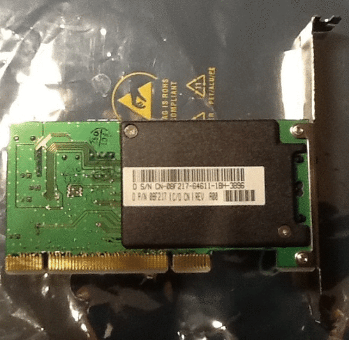 Computer Dell Gvc CN-08F217 SF-1156I/R2F 56K V92 Internal PCI Data Fax Modem