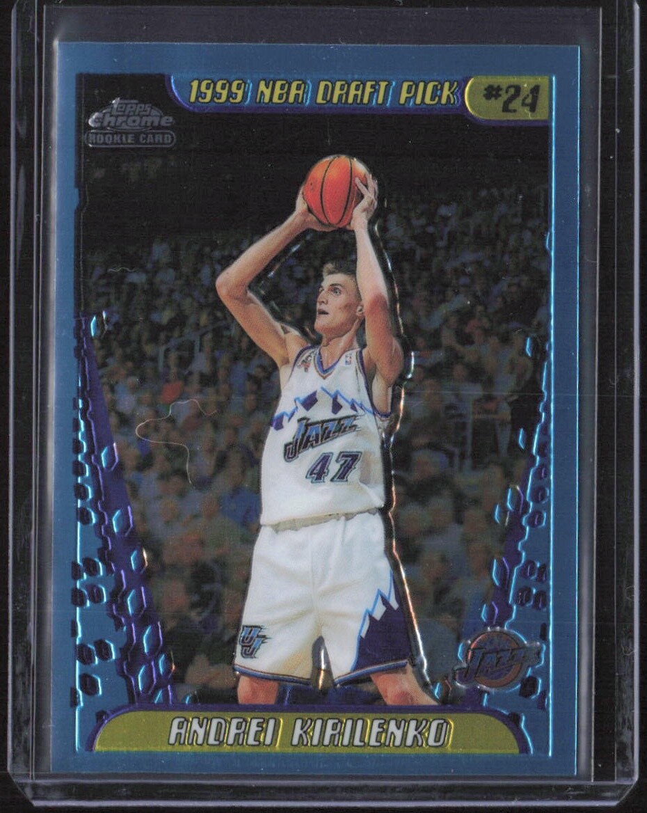 2001-02 Topps Chrome #161 Andrei Kirilenko Rookie
