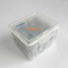 48 Pcs Small L Size Pigtail Embroidery Bobbin Cases For Barudan Melco Swf Tajima