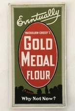 Washburn Crosby GOLD MEDAL FLOUR Advertising Ink BLOTTER Antique Original