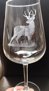 stag wine glasses