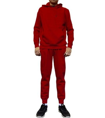 burgundy sweatsuit mens