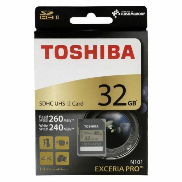 Toshiba Exceria Pro SDXC UHS-II 32GB Made In Japan - Image 2 of 2