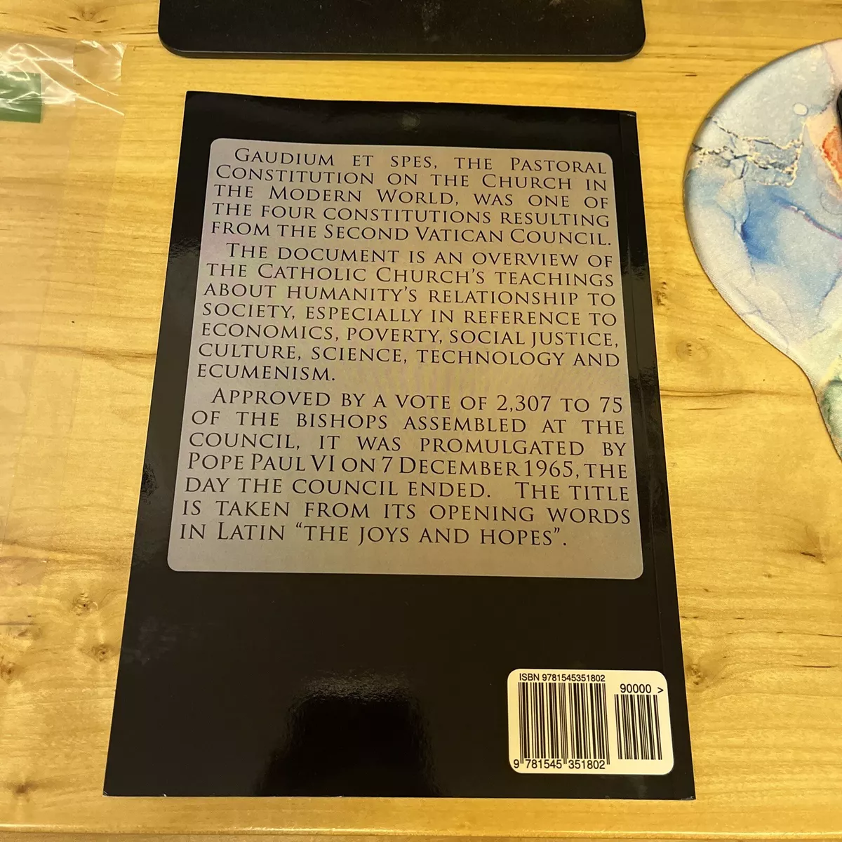 Gaudium Et Spes | Pastoral Constitution | PB | 9781545351802