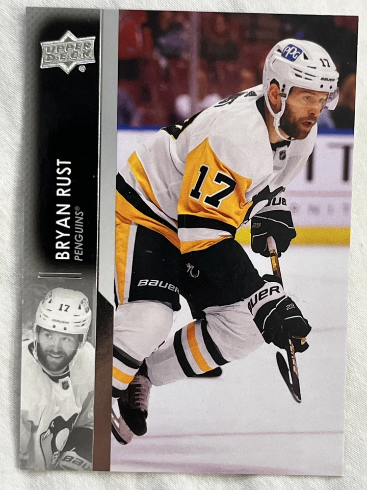 2021-22 Upper Deck Clear Cut Bryan Rust Pittsburgh Penguins #391 - Image 2 of 3