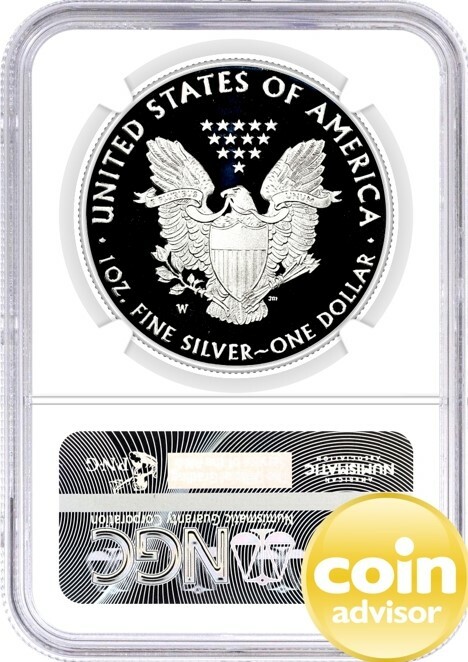 2021 W $1 Proof Silver Eagle Type 1 Congratulations Set NGC