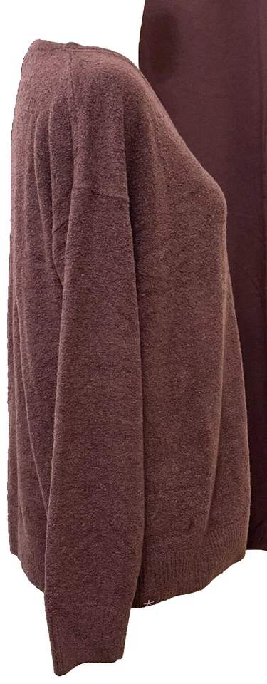 Barefoot Dreams CozyChic Lite Pullover & Lounge Pant Set, Fig Petite MD A610834 - Image 4 of 4