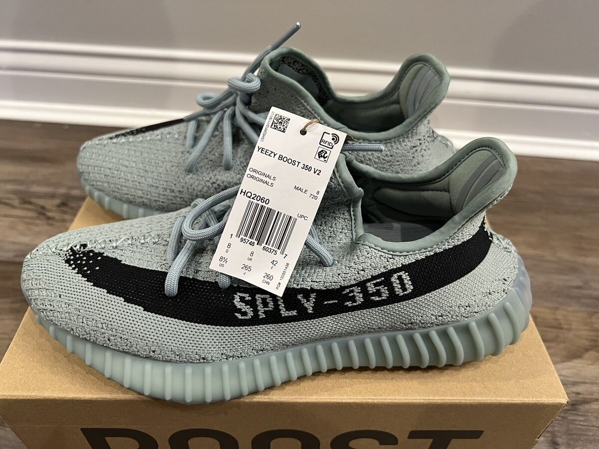 NEW AUTHENTIC ADIDAS YEEZY BOOST 350 V2 SALT TEAL BLACK HQ2060 ...