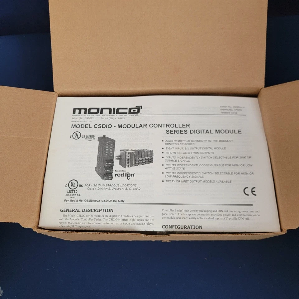 Monico Powered by Redlion OEMDA027  Modular Controller   New - Image 2 of 4