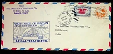 Texas State Fair Jubilee Postal Cover 1938 American Rolling Mill Company