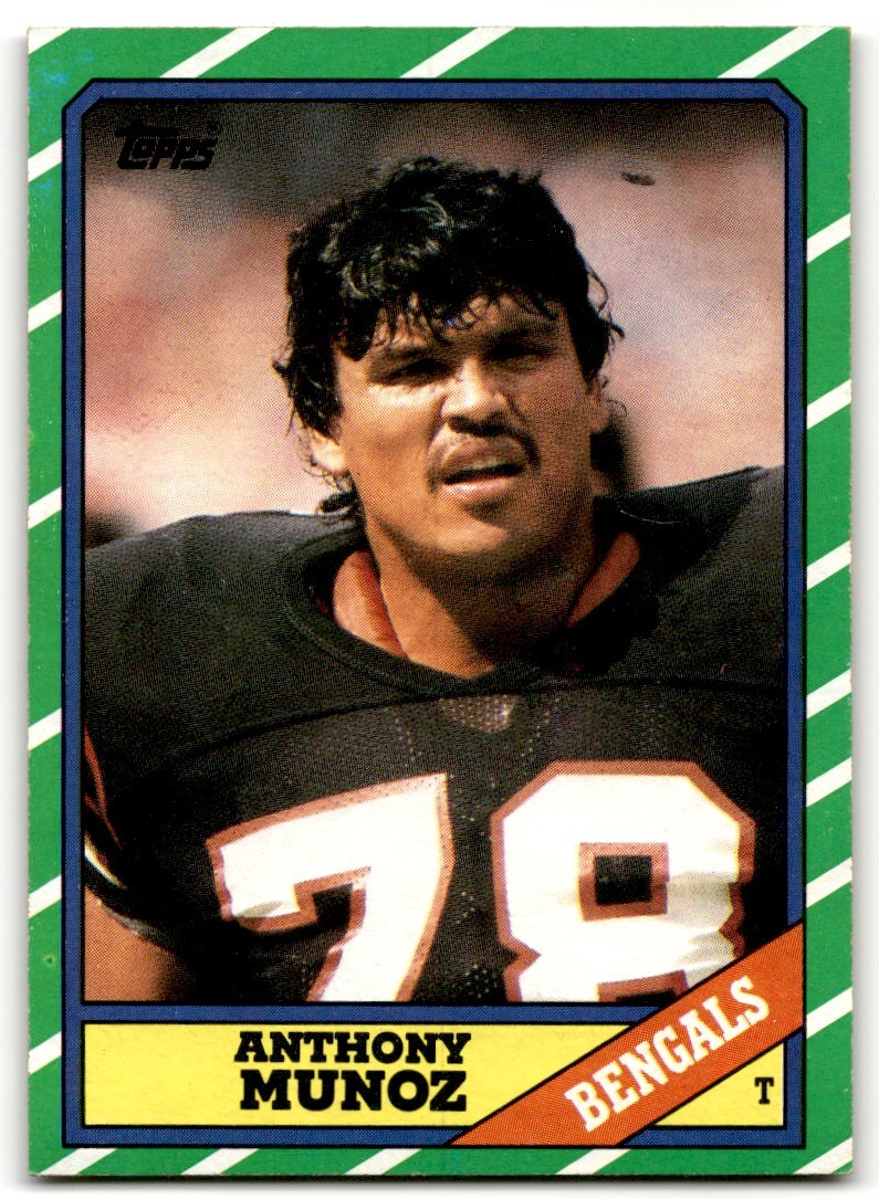 1986 Topps Anthony Munoz #261 Cincinnati Bengals