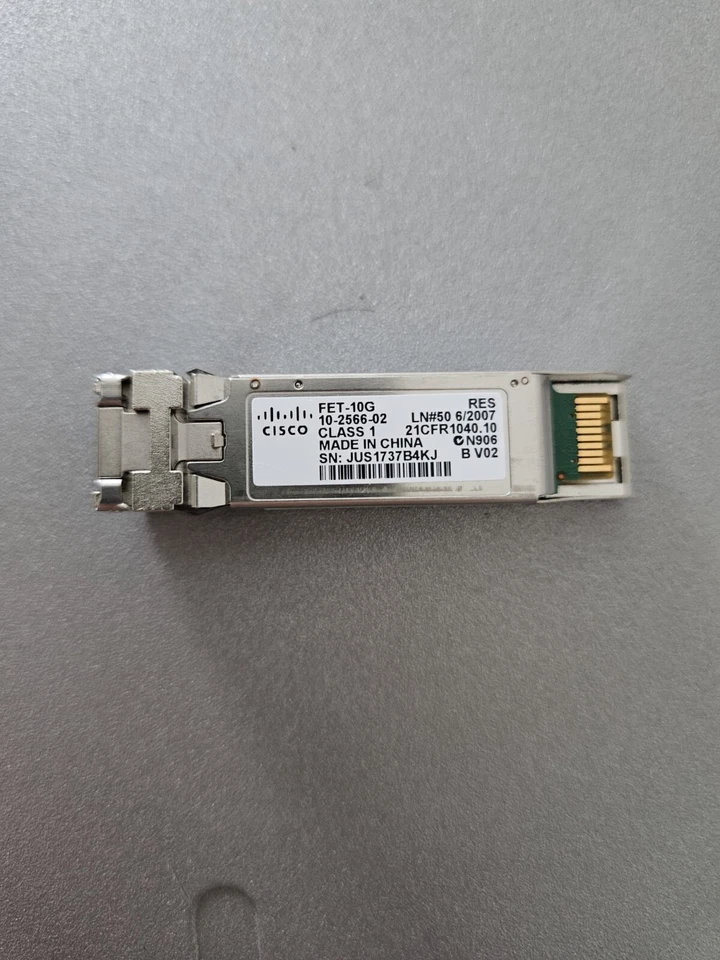 8 Stück SFP Cisco FET-10G Gebraucht + 2 Extra dazu - Bild 2 von 2