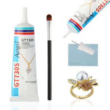 Jewelry Glue for Jewelry Making  Clear Rhinestone Craft Glue, Semi Fluid High Vis