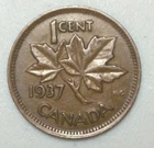 Photo of a 1937 Canada Small Cent from an eBay sale