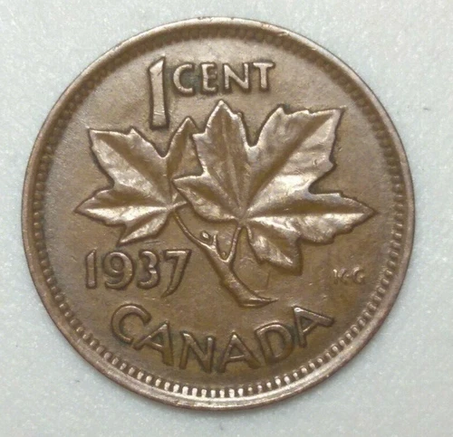 Photo of a 1937 Canada Small Cent from an eBay listing that sold on Jul 18, 2026