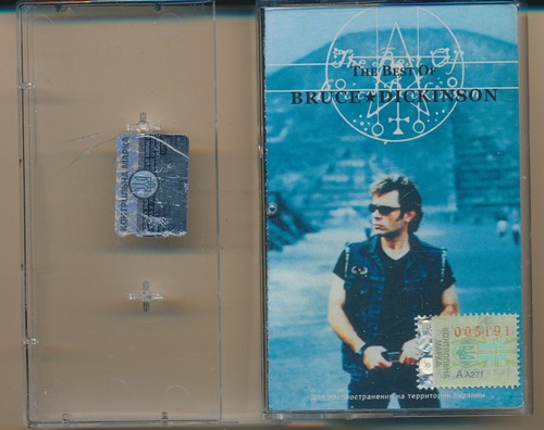 Bruce Dickinson The Best Of 2001 Ukraine Licensed Cassette rarity Iron Maiden