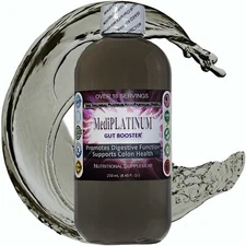 MediPLATINUM™ Gut Booster True Colloidal Platinum PtNP Nutrient: 250 mL Plastic