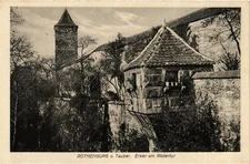 CPA AK Rothenburg- Erker am Rodertor GERMANY (944193)