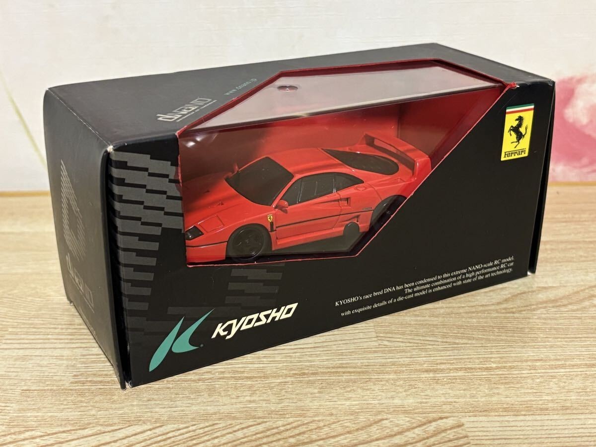 Kyosho Ferrari F40 1:43 スケール KYOSHO 1/43 Ferrari F40 Red dNano RC Body Auto Scale Collection