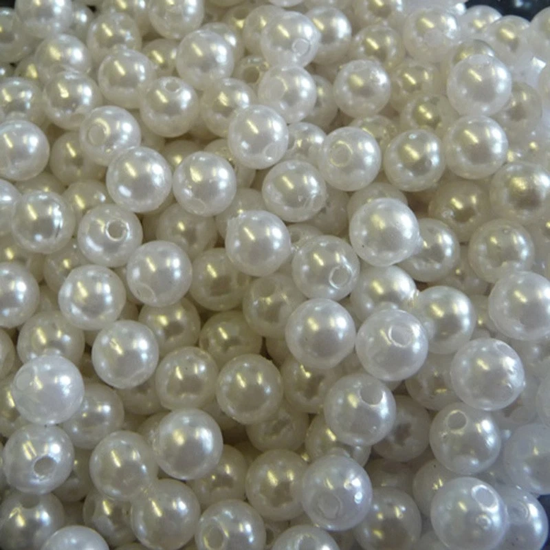 Wachsperlen m Loch Rosenperlen 250g Dekoperlen Hochzeit Streudeko 8mm oder 14mm - Bild 3 von 4