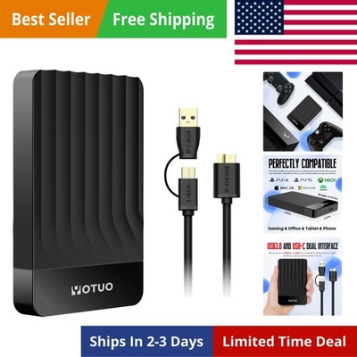 Portable External Hard Drive Storage Expansion Mobile HDD USB 3.0 for PC, Mac...