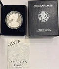 1996 P American Eagle One Ounce Proof Silver Bullion Coin Box & COA