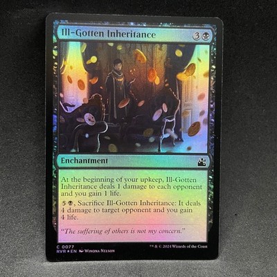 Ill-Gotten Inheritance Ravnica Remastered MTG NM FOIL