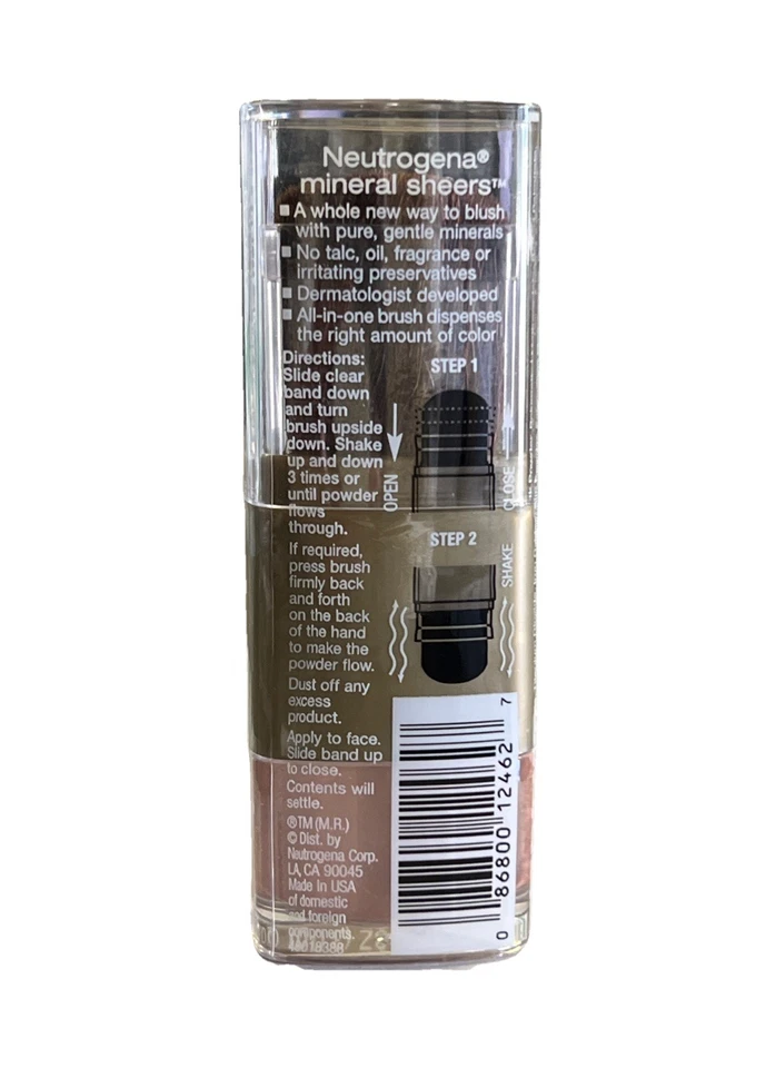 Neutrogena Mineral Sheers Blush, Silky Sable # 30, Net Wt. 0.1 oz - Image 2 of 2