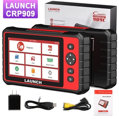 Launch CRP909 OBD2 Bidirectional All System Diagnostic Scanner Key Programming