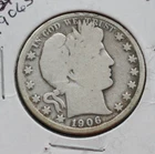 1906 S BARBER SILVER HALF DOLLAR *GOOD DETAILS*