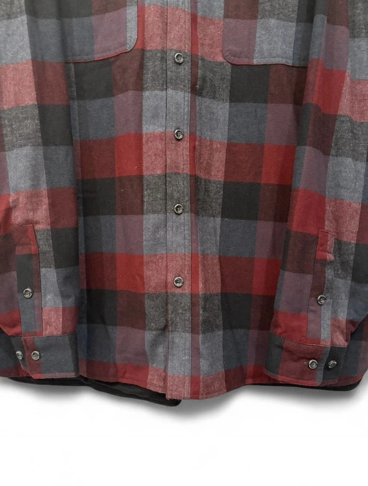 NWT! Men's Free Country Plaid Button Down Adirondack Flannel XL Comfort Warm - Image 3 of 4