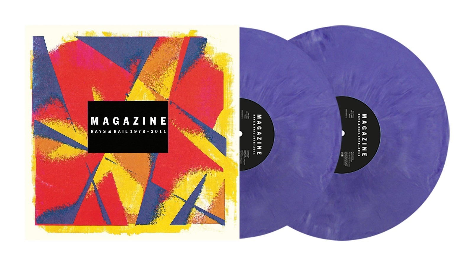 Magazine Rays & Hail 1978-2011 Double Purple & White Marble Vinyl LP