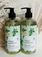 2-Pack White Gardenia Moisturizing Hand Soap with Coconut Oil 16 fl oz Each