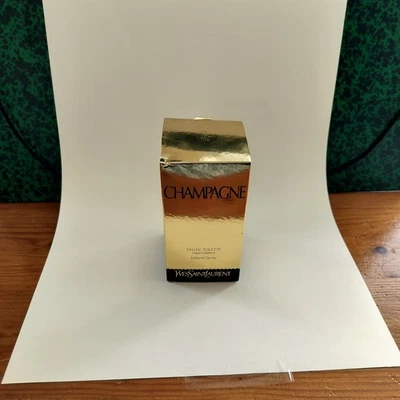 Flacon Vintage VIDE Champagne, EDT, 100ml, avec Boîte, Très bon état - Photo 1/4