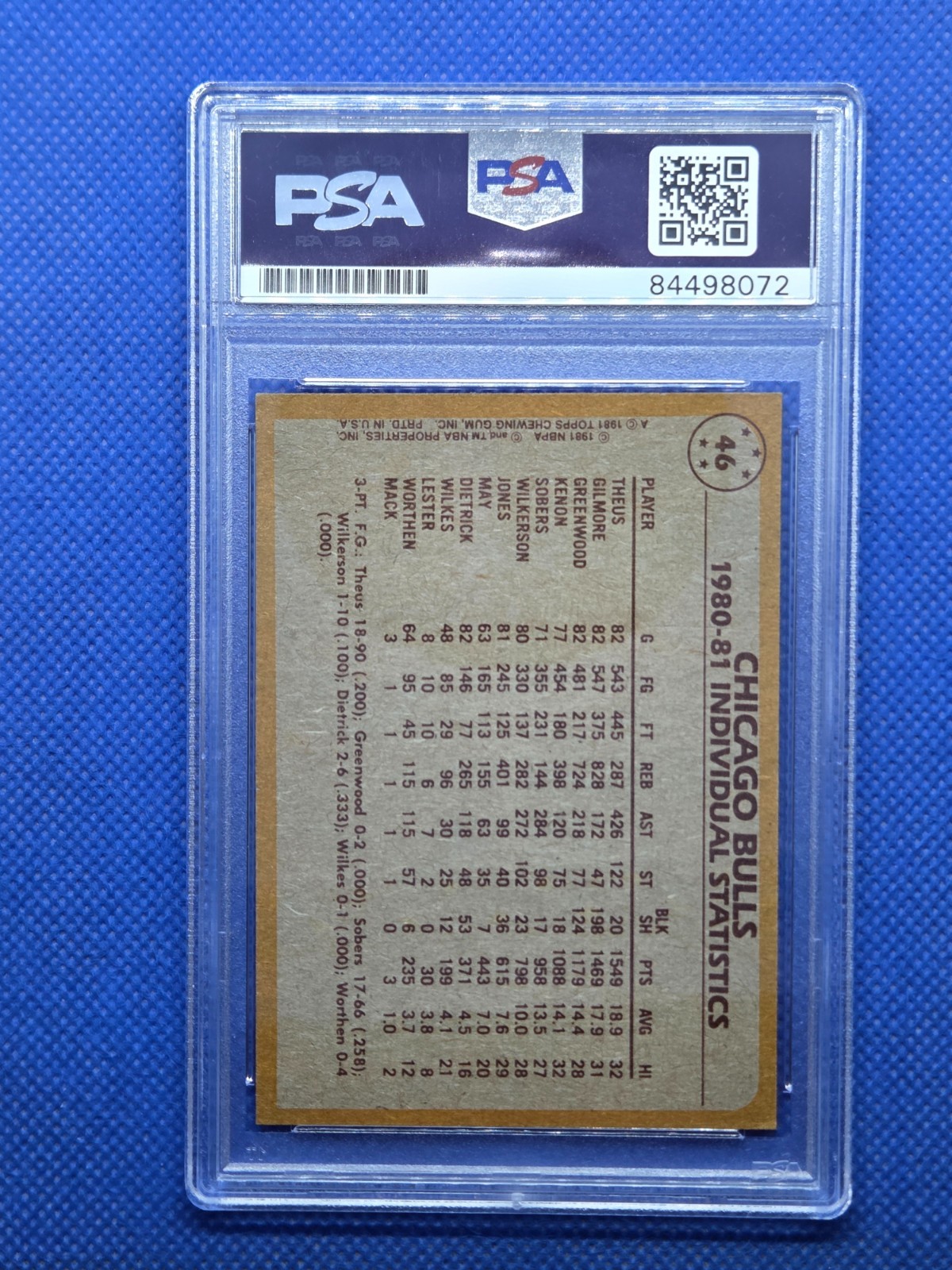 ARTIS GILMORE Autograph PSA DNA card CHICAGO BULLS Basketball auto #46 view 4