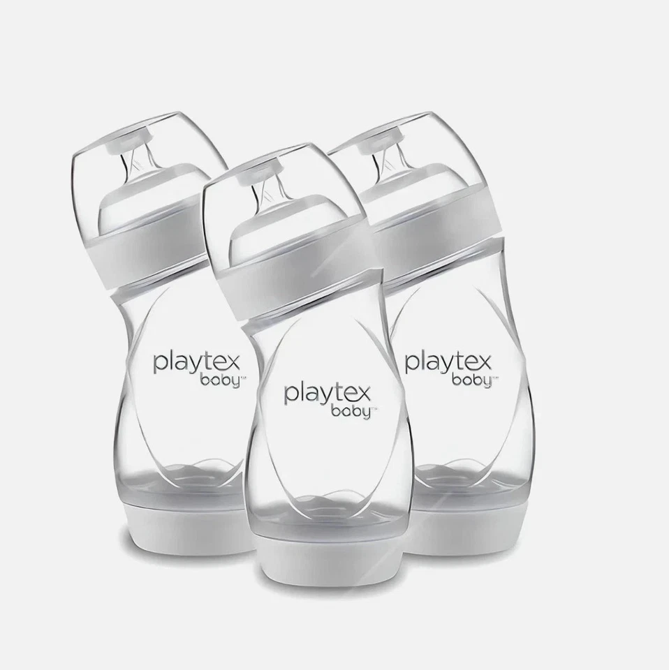 Playtex Baby Ventaire Anti Colic Anti Reflux Baby Bottle BPA Free 9 OZ, 3 Ct NEW - Image 2 of 4