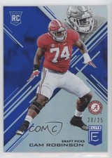 2017 Panini Elite Draft Picks Aspirations Blue /25 Cam Robinson #109 0v0