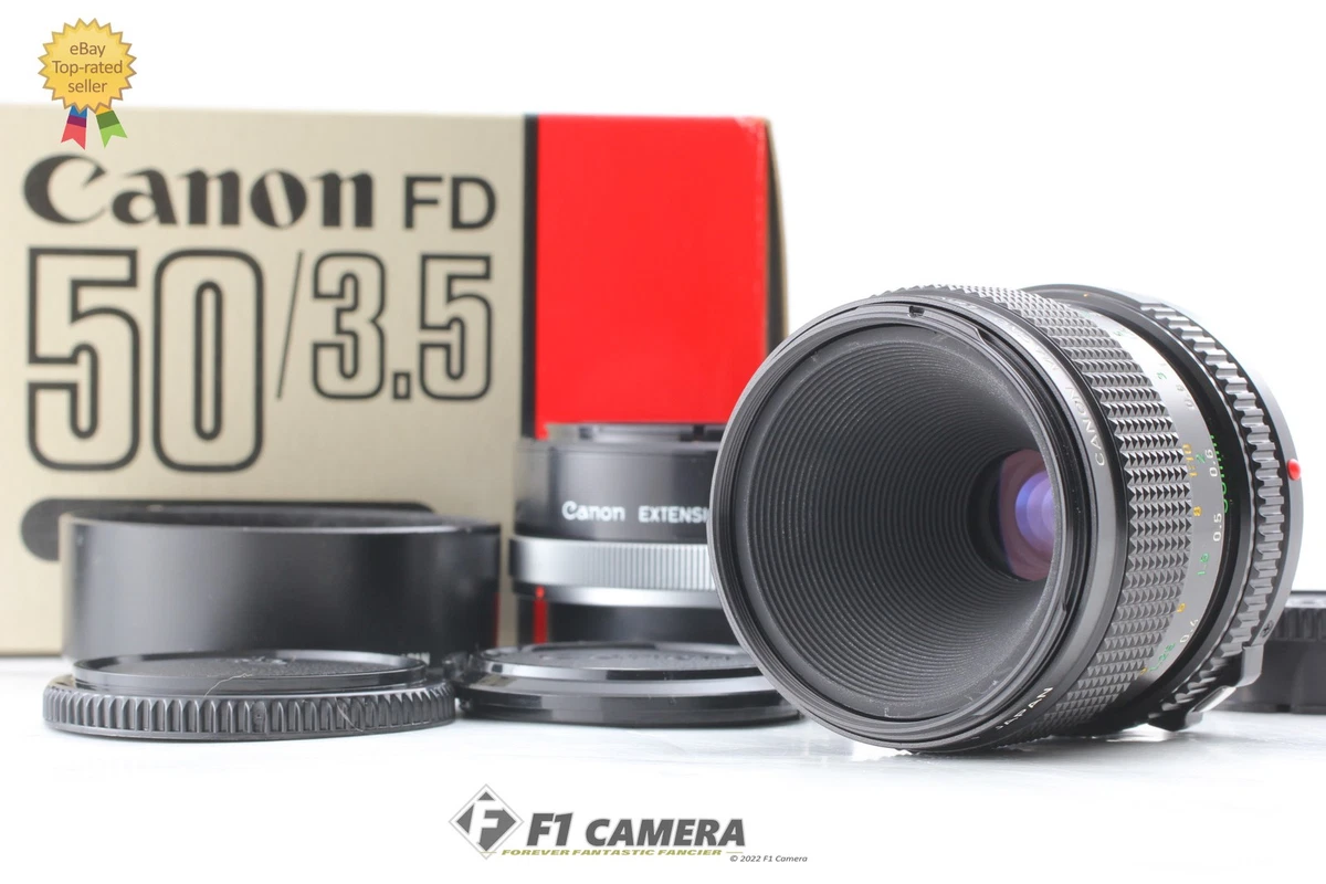 25+ Canon FD f/3.5 Camera Lenses 50mm Focal for sale | Updated Oct