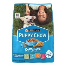 Dog Chow Complete Dry Dog Food with Real Chicken & Rice Flavor - 15lbs 1.94 per pound