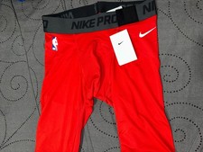 NIKE PRO NBA BASKETBALL #657 RED COMPRESSION SHORTS SIZE 3XL MEN NWT $30.00