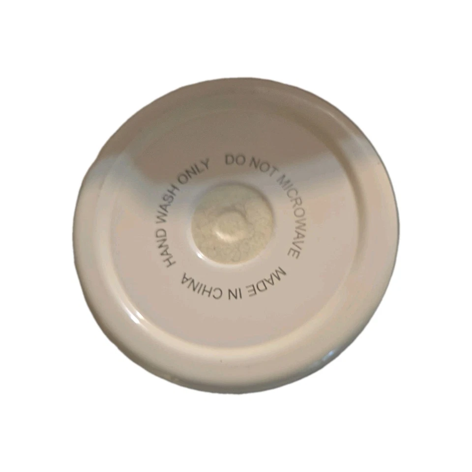 Taza Kate Spade Acero Inoxidable Off White Perro Fiesta-Café, Caminar, Repetir Tapa Foto 3 de 4