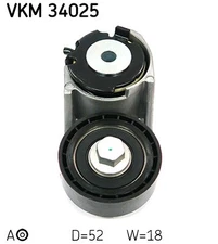 VKM 34025 SKF tensioner pulley, V-ribbed belt for Ford, Jaguar