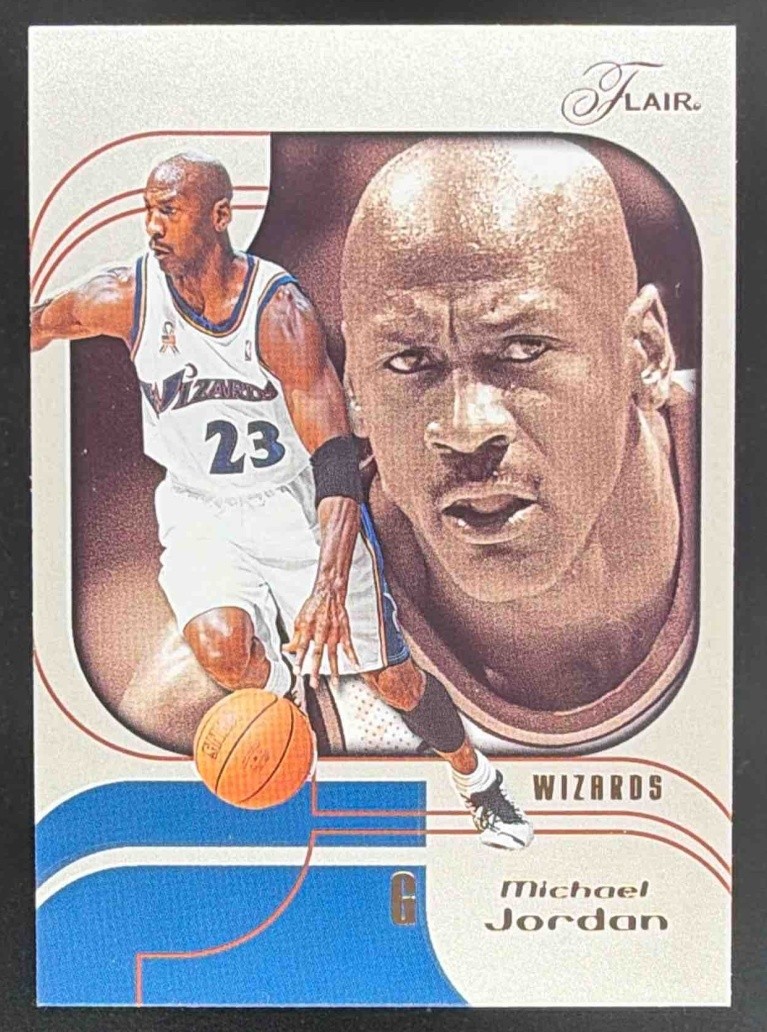 2002-03 Fleer Basketball Flair Michael Jordan #69 Washington Wizards