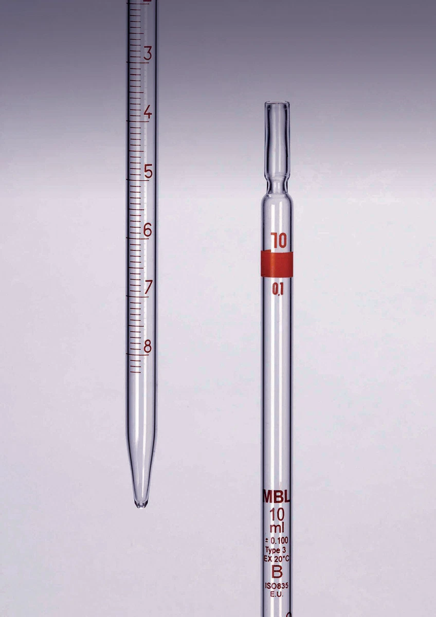 Graduated Pipette Vs Volumetric Pipette