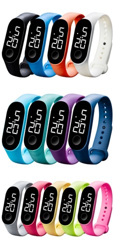 Relojes electrónicos LED deportivos con sensores luminosos moda hombres mujeres relojes para correr - Imagen 10 de 24