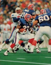 Press Photo Buffalo Bills' Ken Davis running with the football - afa29585
