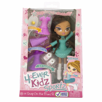 Bratz 4-Ever Kidz Sportz Limited Rare Collectible Yasmin Doll 10 snap on fashion