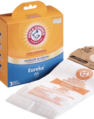 Arm & Hammer Eureka T Odor Eliminating Vacuum Bags-1pk of 3 Bags-NEW-SHIPS N 24H