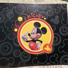 Disney Mickey Mouse Scrapbook Kit Book  Paper  Stickers 8 X 8 Album Sandylion